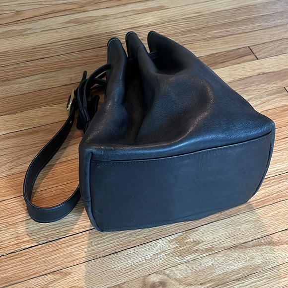 Vintage Coach black legacy 9165 leather bucket shoulder bag - Picture 9 of 9